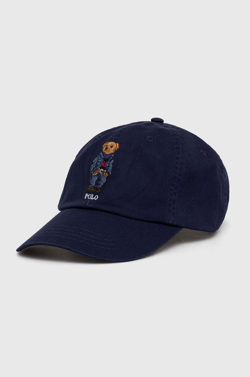 Кепка Polo by Ralph Lauren Polo Ralph Lauren Bear Baseball Cap темно-синій | 211949925
