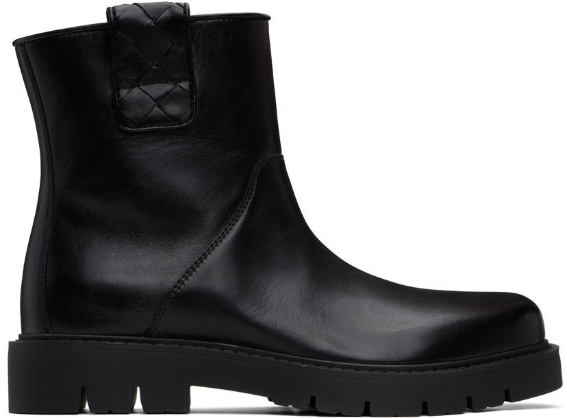 Кросівки та взуття Bottega Veneta Bottega Veneta Haddock Ankle Boots чорний | 816624V54W01000