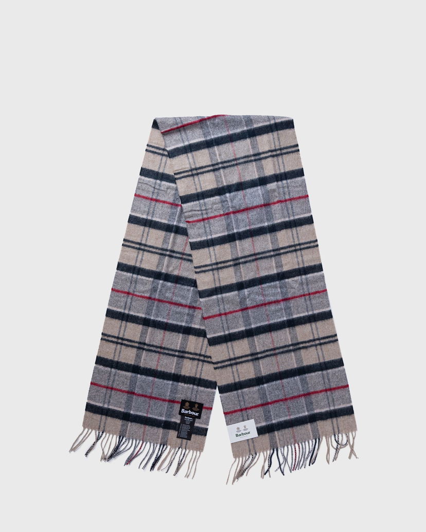 Шарф Barbour Yaxley Tartan Scarf Сірий | USC0324TN31