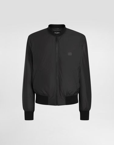 Куртка бомбер Dolce & Gabbana Dolce & Gabbana Technical Fabric Bomber Jacket With Tag чорний | G9BLMTFUS27N0000, 0