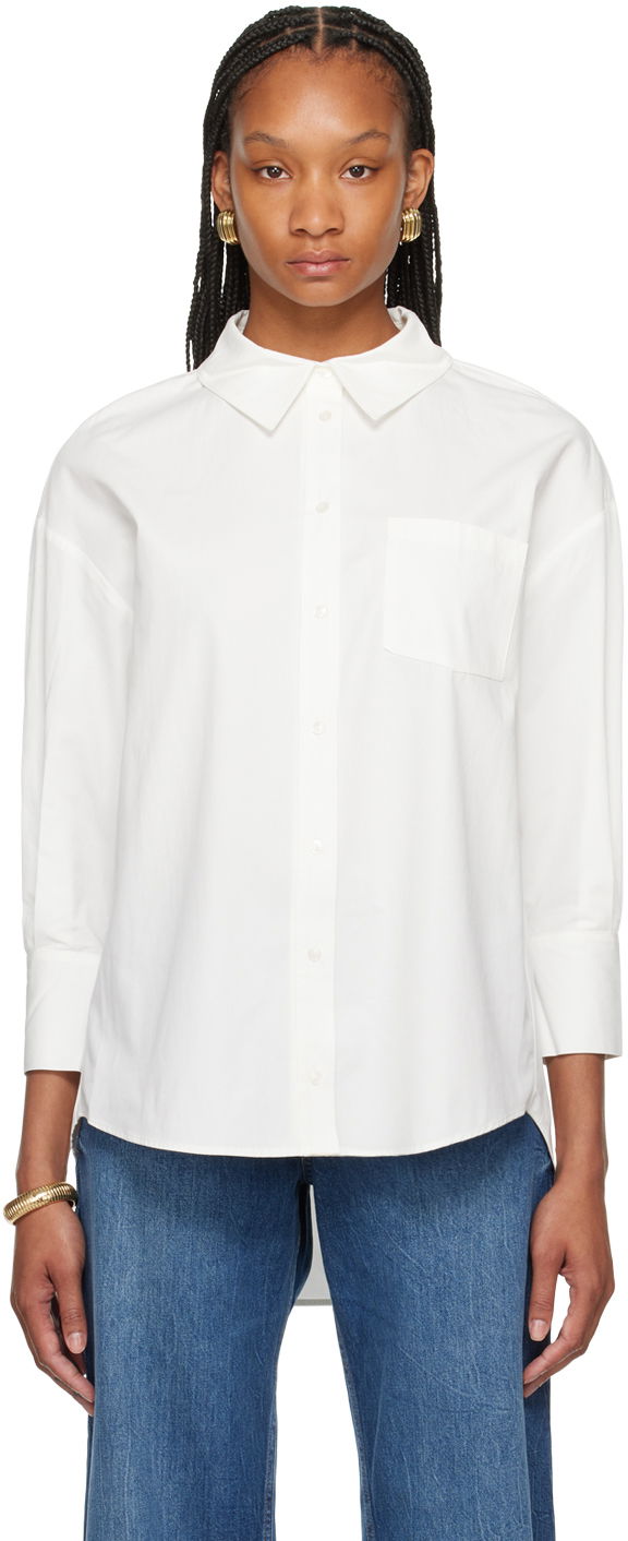 Сорочка Anine Bing Oversized Shirt білий | A-09-2006-100