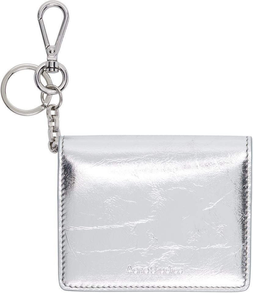 Брелоки Acne Studios Acne Studios Folded Leather Wallet Keychain Металік | CG0285-