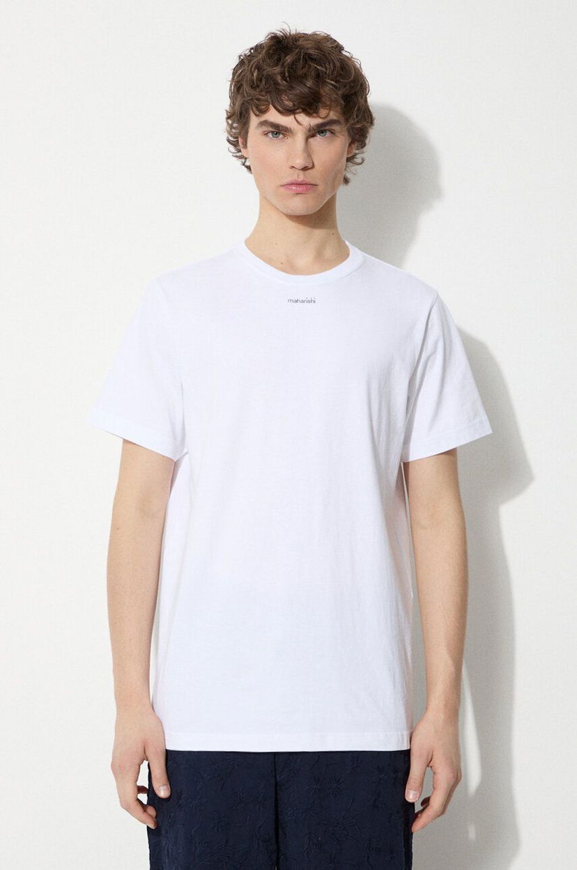 Футболка Maharishi Maharishi Micro T-Shirt білий | 1307.WHITE