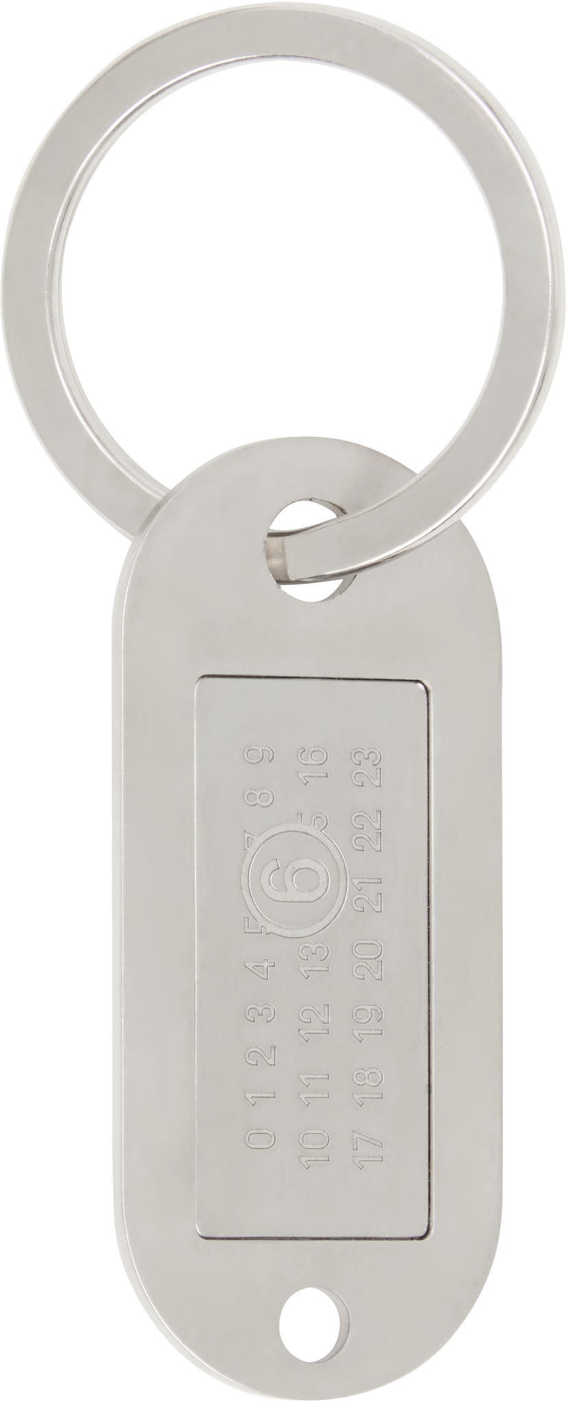 Брелоки Maison Margiela MM6 Maison Margiela Numbers Keychain Металік | SM6UA0014 P7210