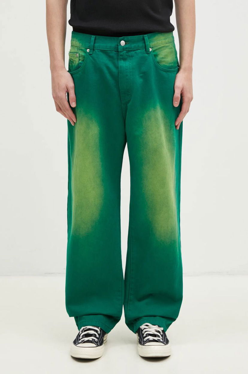 Джинси BILLIONAIRE BOYS CLUB Billionaire Boys Club Green Dyed Denim Pants Зелений | B24427
