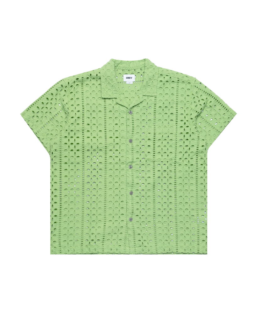 Сорочка OBEY Obey Ayers Woven Shirt Зелений | 181210428-PGR
