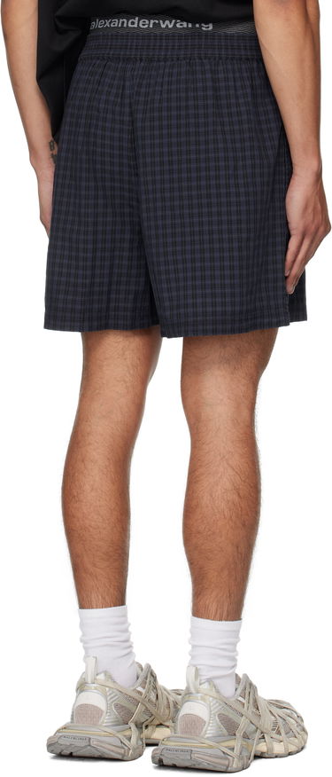 Шорти Alexander Wang Alexander Wang Graphic Shorts темно-синій | 6WC3254099, 2