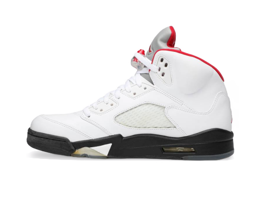 Кросівки та взуття Jordan Air Jordan 5 Retro ''Fire Red'' 2013 білий | 136027-100
