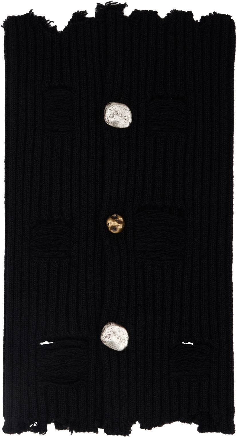 Шарф Andersson Bell Wool Neck Warmer Scarf чорний | aaa421u