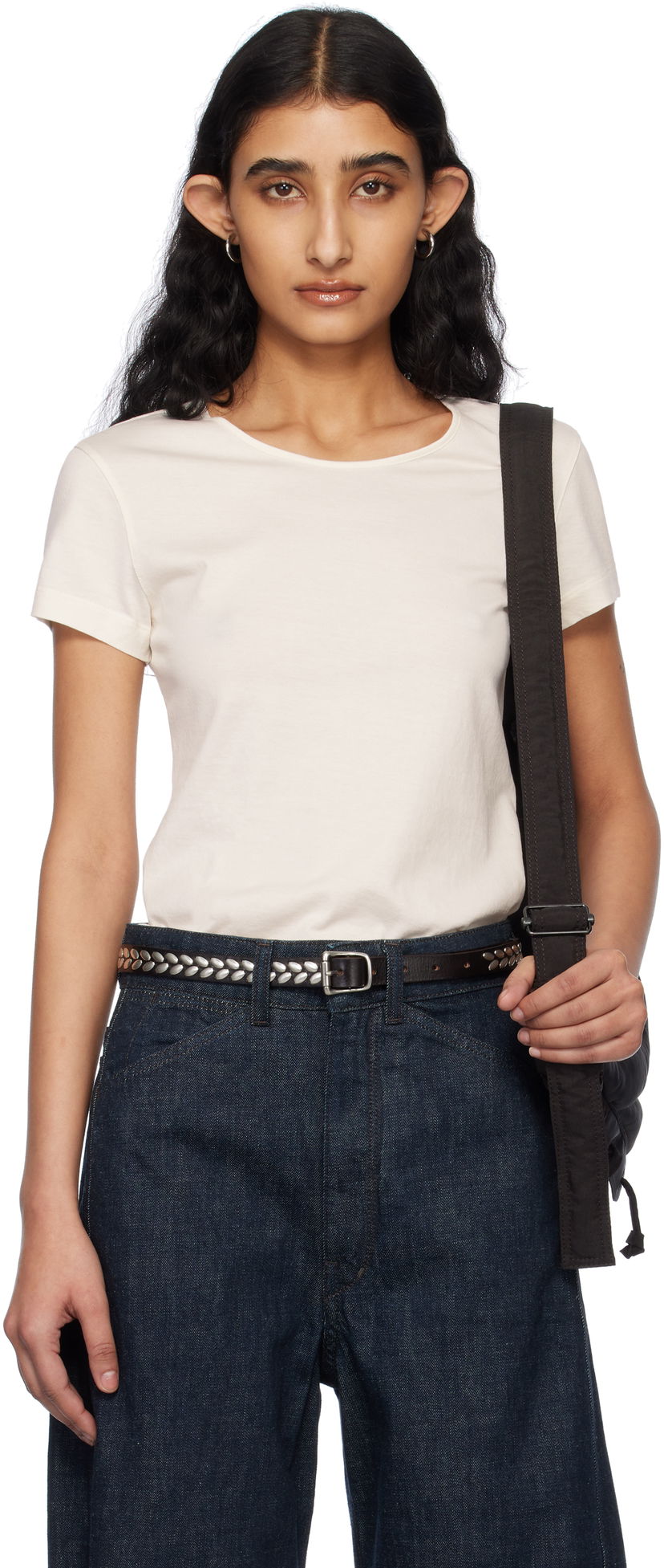 Футболка LEMAIRE Lemaire Fitted T-Shirt білий | TO1352 LJ1018