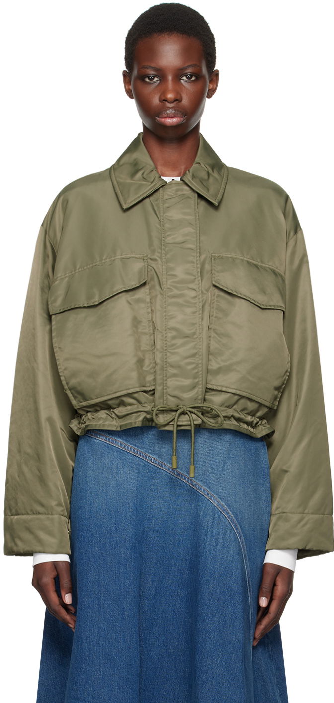 Куртка бомбер Max Mara Weekend Max Mara Water-Repellent Reversible Bomber Jacket Зелений | 2425486031600