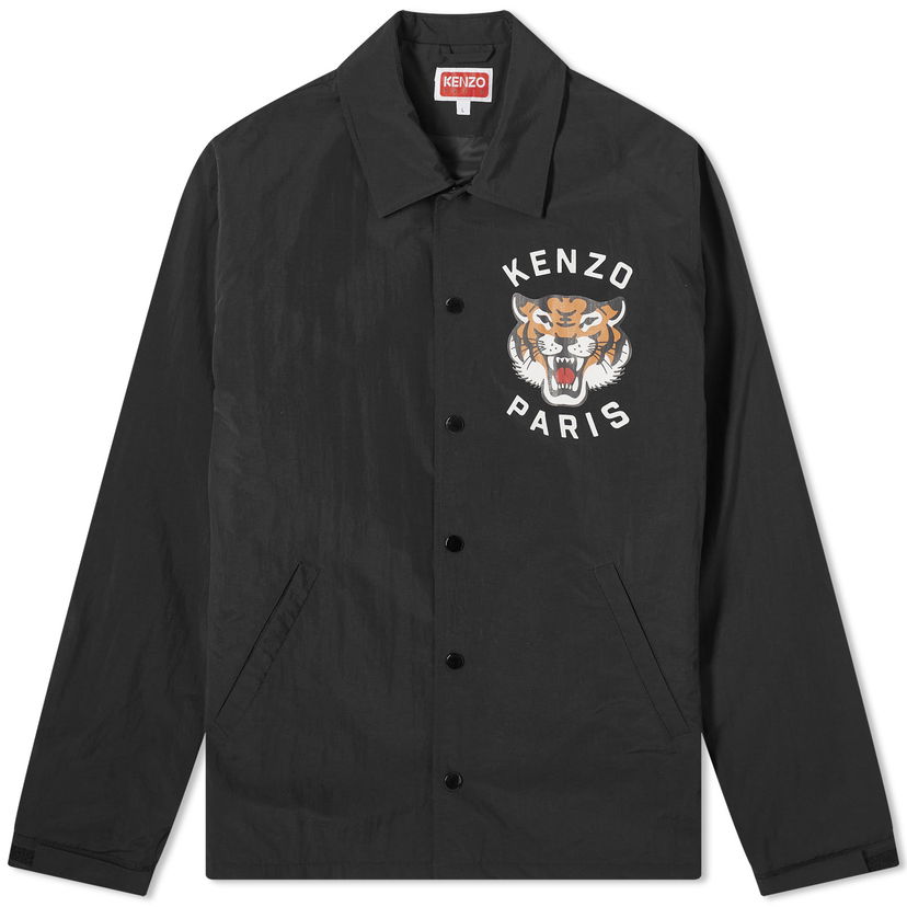 Куртка KENZO Lucky Tiger Padded Coach Jacket чорний | FE55BL0629NG-99