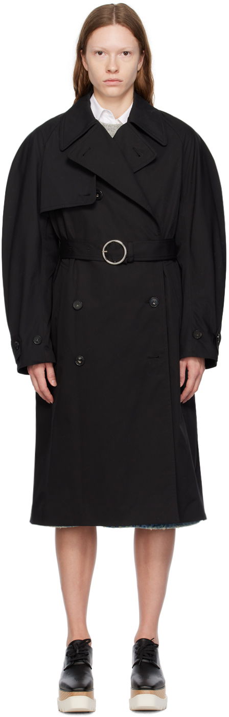 Тренчкот Stella McCartney Stella McCartney Belted Trench Coat чорний | 6700203CU403