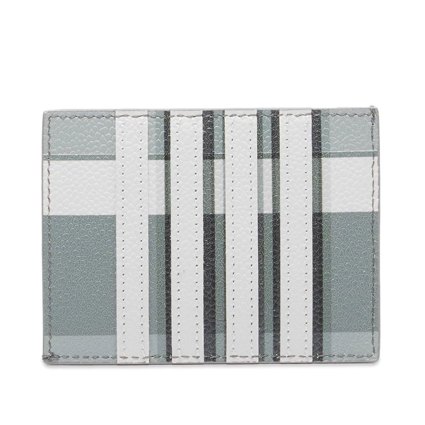 Гаманець Thom Browne Thom Browne Madras Check Card Holder Сірий | MAW220A-L0041-980