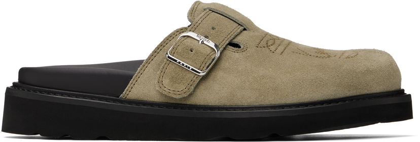 Одяг KENZO Kenzo Paris 'KENZO Matto' Clogs бежевий | FE62MU052L56