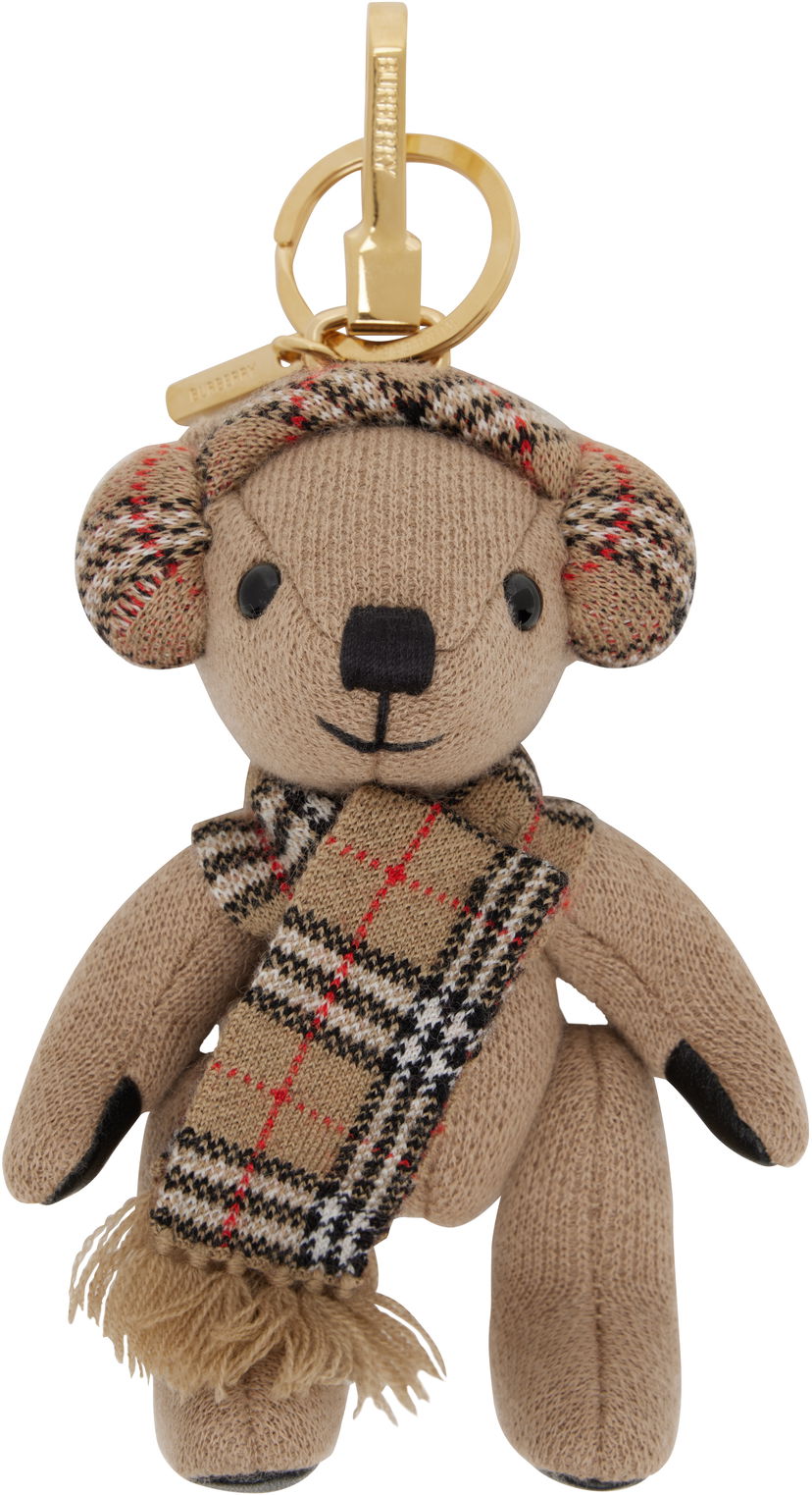 Брелоки Burberry Burberry Thomas Bear Charm Keychain бежевий | 8115499
