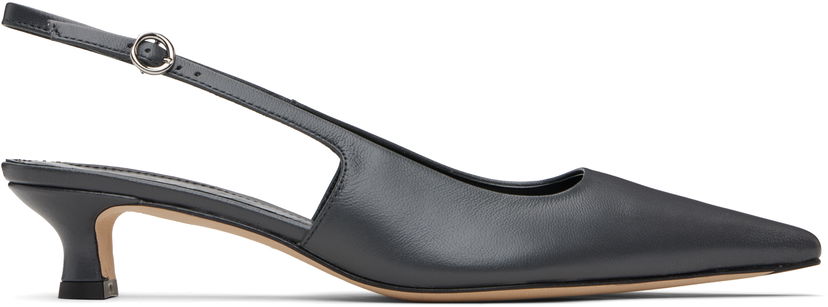 Аксесуари Aeyde Aeyde Catrina Slingback Kitten Heels Сірий | A11-PU0114001221-225