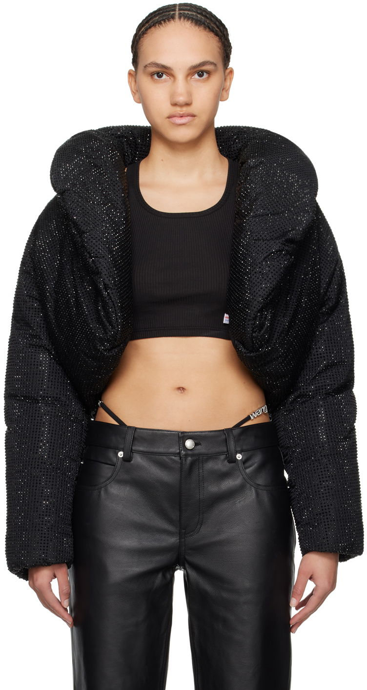 Куртка Alexander Wang Hotfix Down Jacket чорний | 1WC1242515