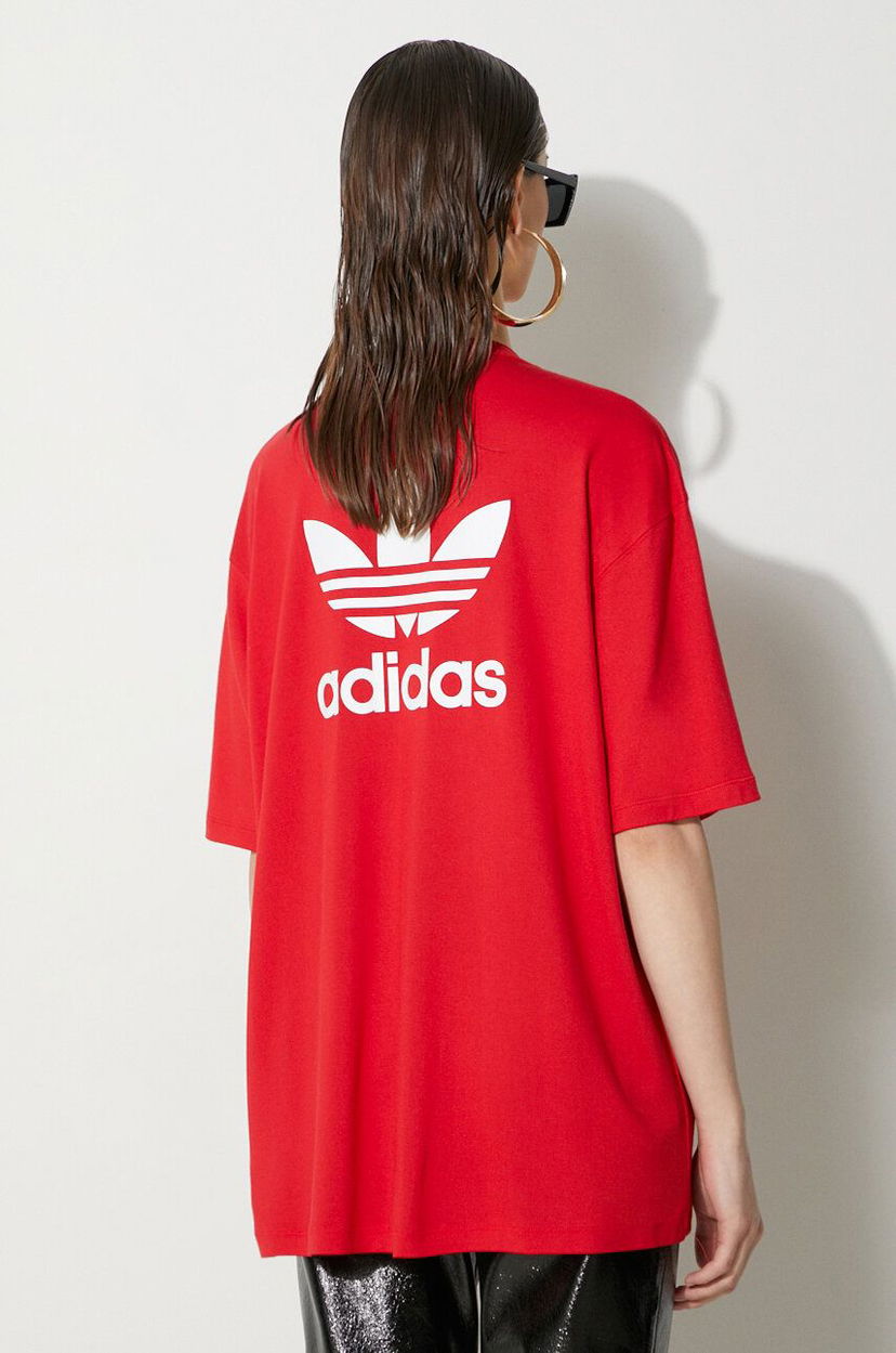 Футболка adidas Originals Trefoil Tee T-Shirt Червоний | IR8069