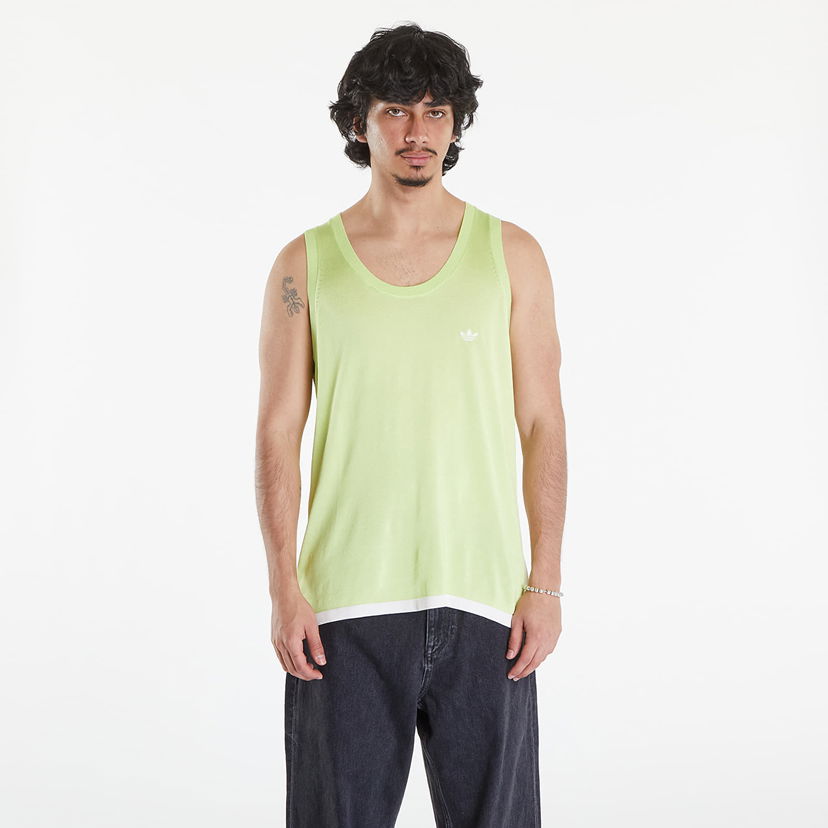 Безрукавка adidas Originals Wales Bonner x Knit Vest Semi Frozen Yellow/ Chalk White Жовтий | IZ1890