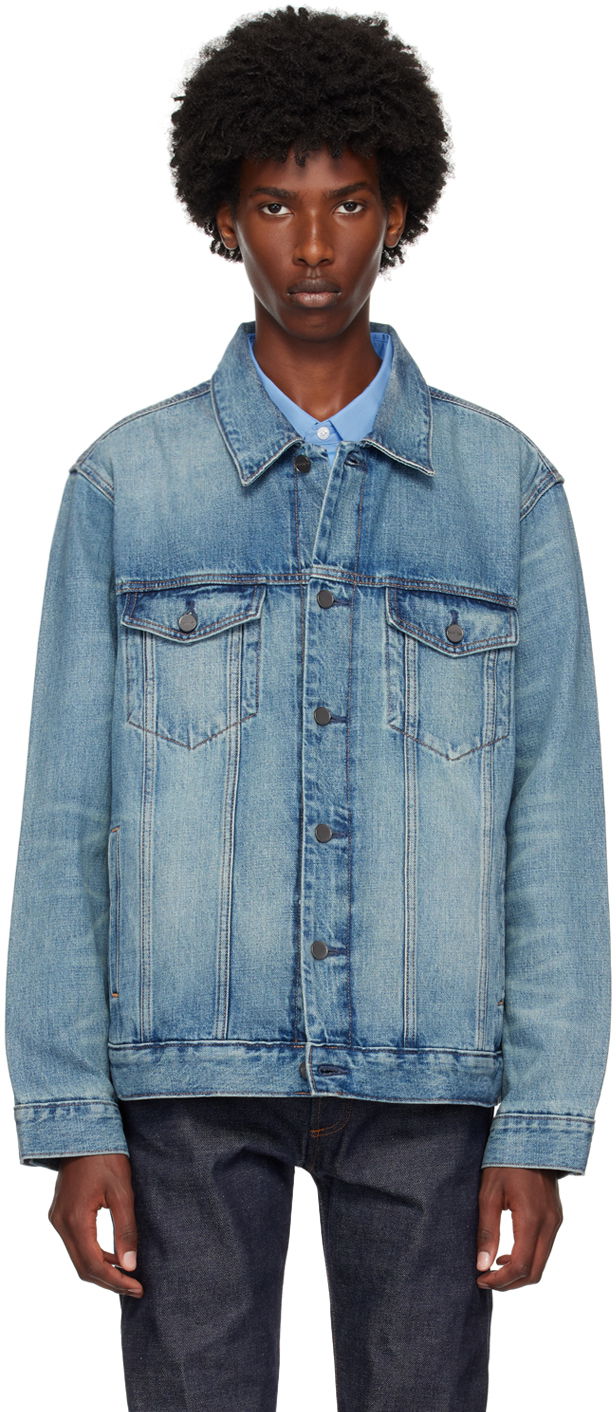 Куртка CALVIN KLEIN Elongated Denim Jacket Синій | 81EM746