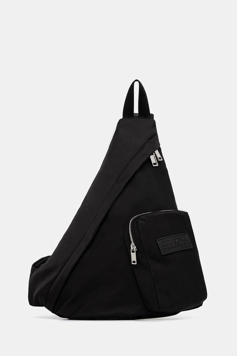 Сумка Maison Margiela MM6 Maison Margiela Asymmetric Sling Bag чорний | SB5WG0019.P8504.T8013