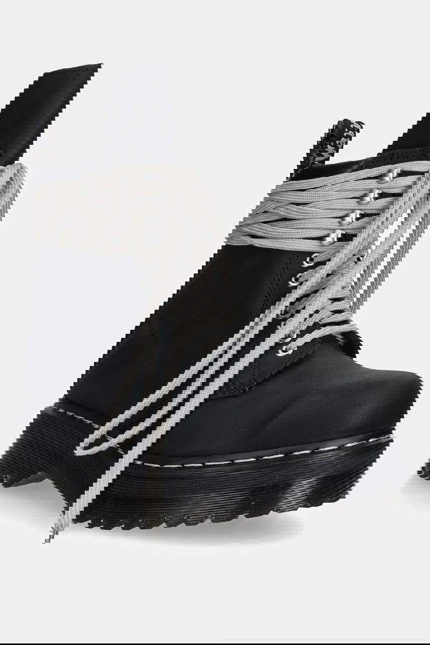 Кросівки та взуття Rick Owens Rick Owens DRKSHDW x Dr. Martens Quad Sole Steel Toe Platform Boot чорний | DW02E6813.9001, 0
