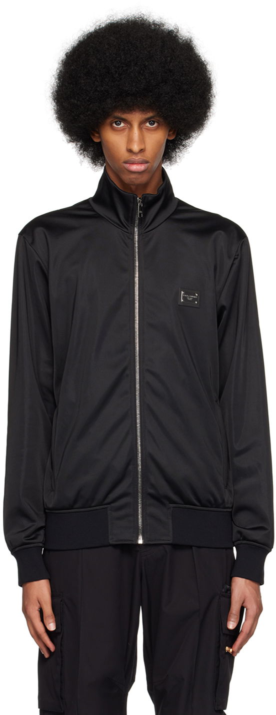 Куртка Dolce & Gabbana Black Patch Track Jacket чорний | G9ABKTHU7B0