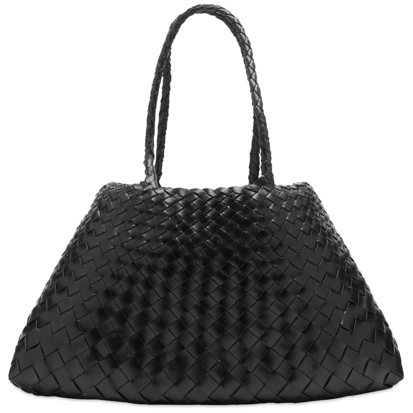 Сумочка Dragon Diffusion Santa Croce Large Bag чорний | 8892-BLACK