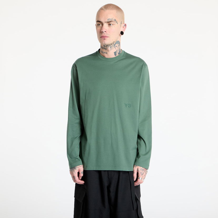 Футболка Y-3 Y-3 Long Sleeve Top Зелений | JM7829
