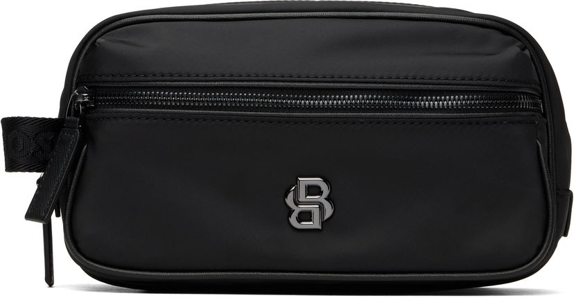 Дорожня сумка BOSS BOSS Double B Monogram Wash Bag чорний | 50548082