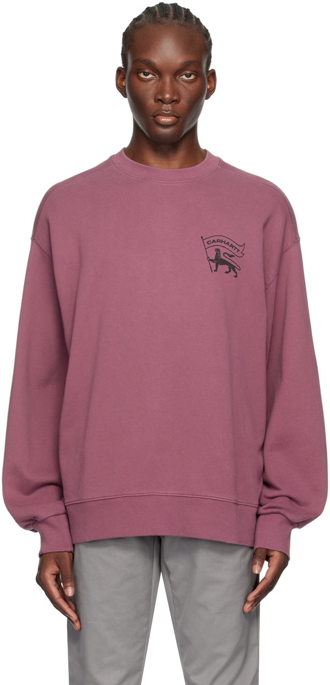 Світшоти Carhartt WIP Stamp Logo Sweatshirt Рожевий | I033620