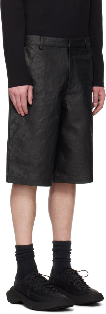 Шорти HELIOT EMIL Armada Textured Wide-Leg Shorts чорний | SS25_M_10_195_BLK01, 1