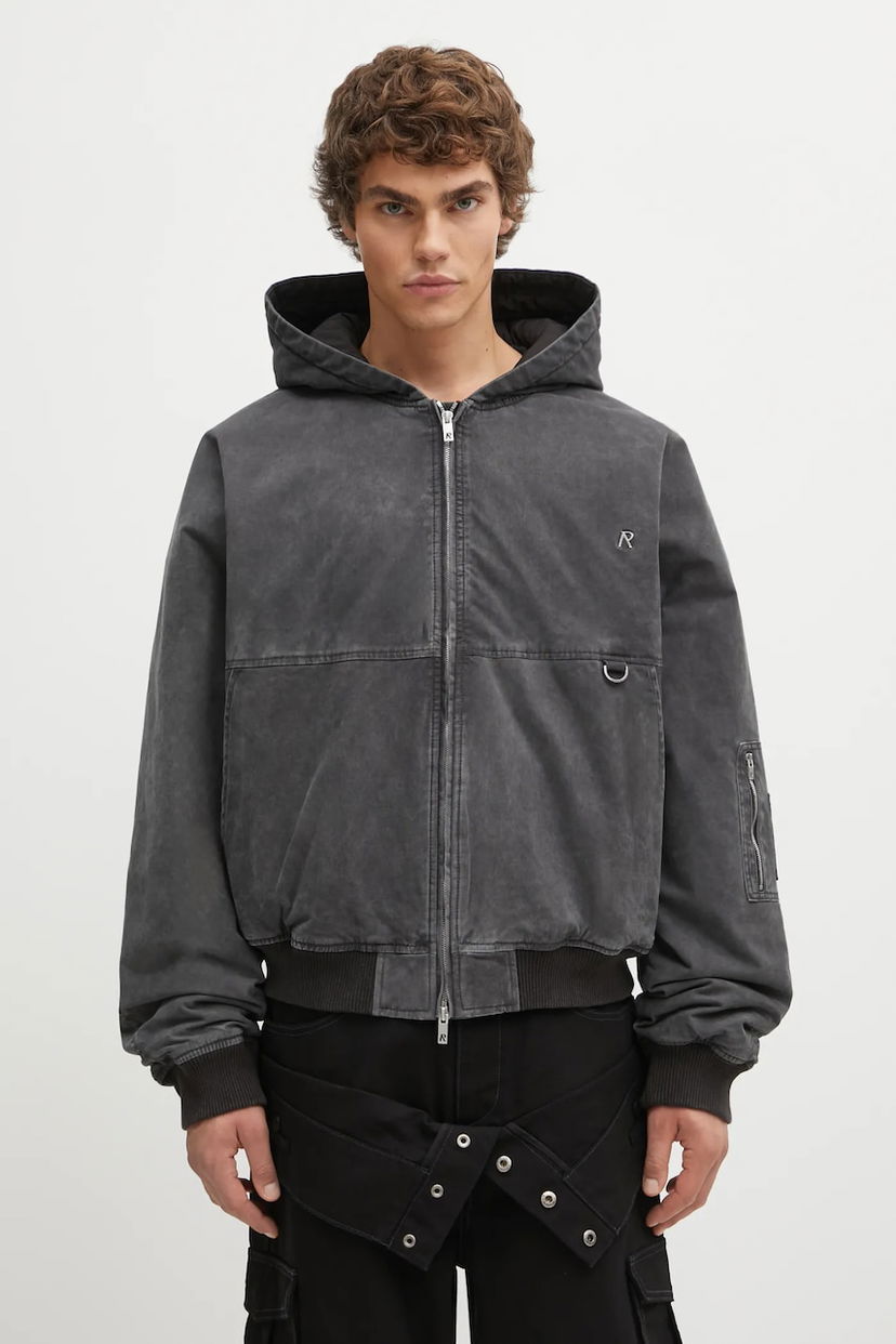 Куртка бомбер Represent Clo Represent Hooded Bomber Jacket Сірий | MLM100127