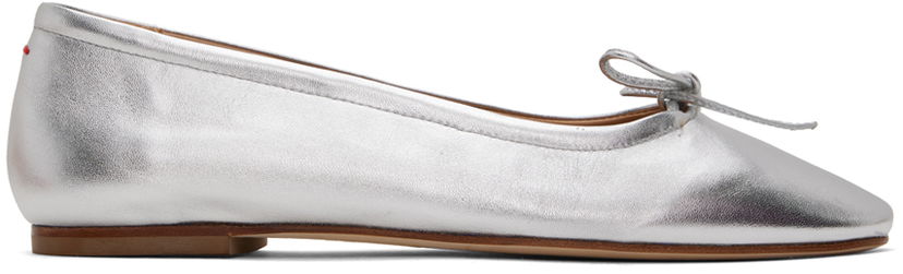 Одяг Aeyde Aeyde Delfina Ballerina Flats Металік | A11-FL-MNLR08FL17-SS24-920-051