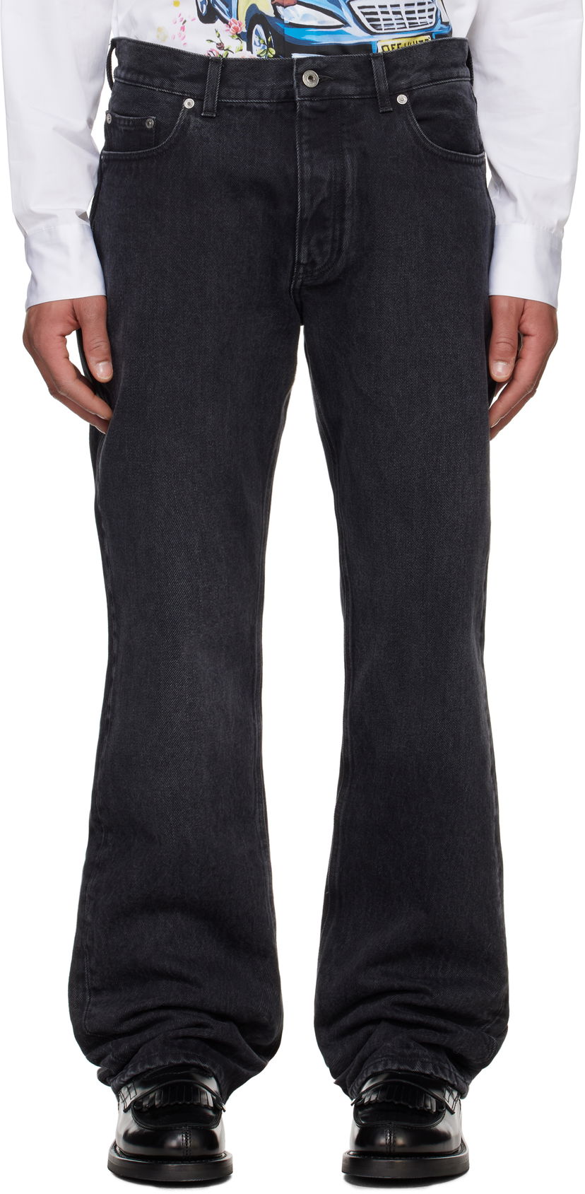 Джинси Off-White Off-White Arrow Skate Jeans чорний | OMYA138C99DEN0021300
