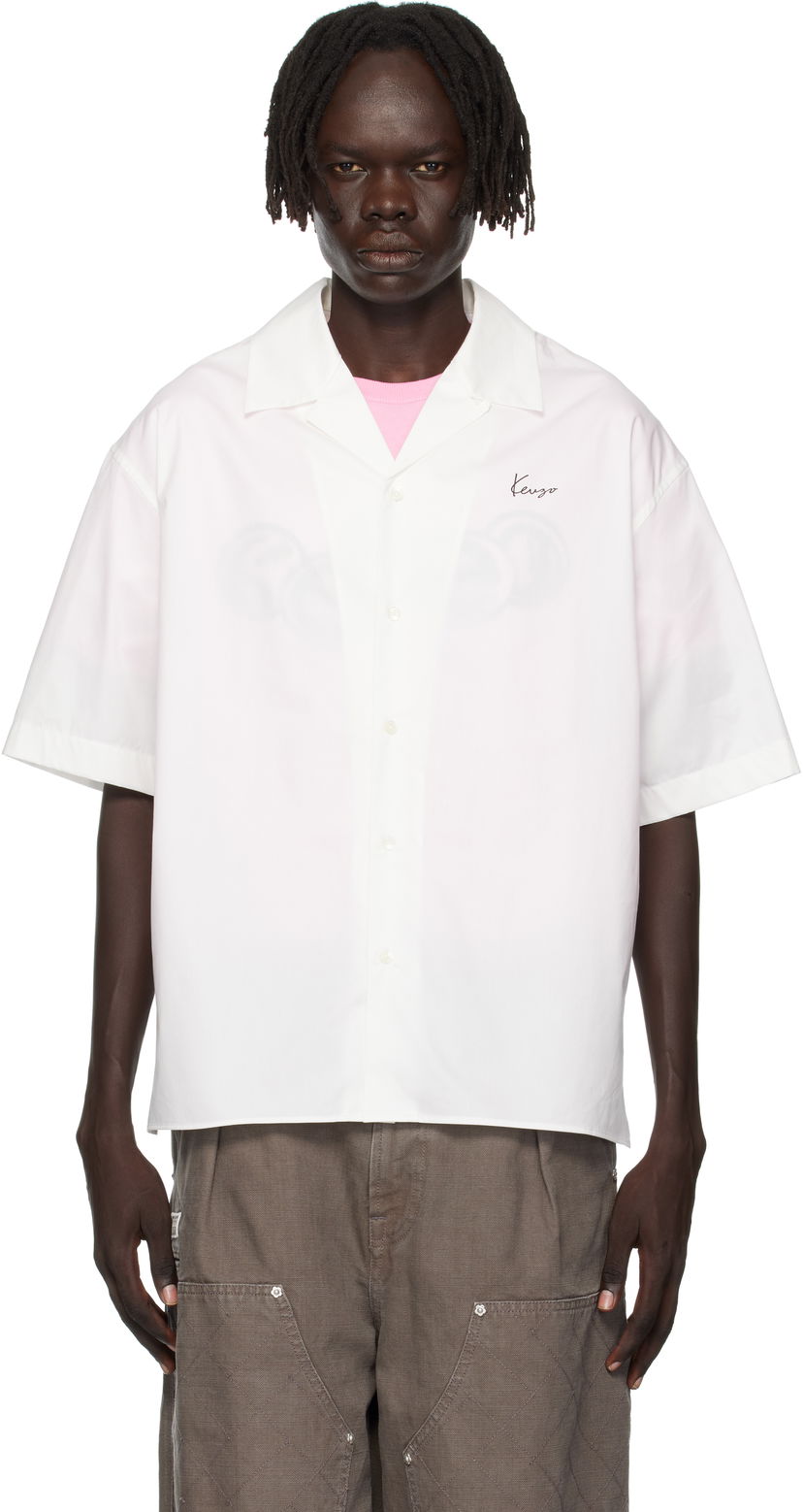 Сорочка KENZO Kenzo 'KENZO Archive Bouquet' Shirt білий | FF65CH1329P5