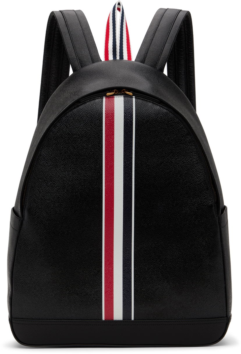 Рюкзак Thom Browne Thom Browne Pebble Grain RWB Stripe Backpack чорний | UAG233A-00198