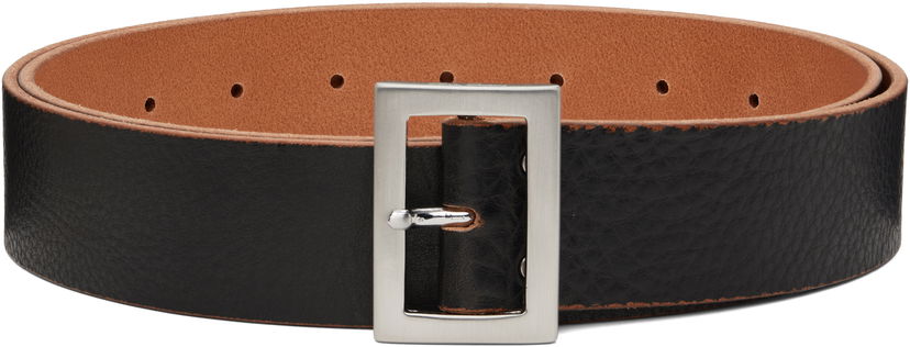 Ремені Rick Owens Rick Owens Stooges Leather Belt чорний | RA02E0783 LGET