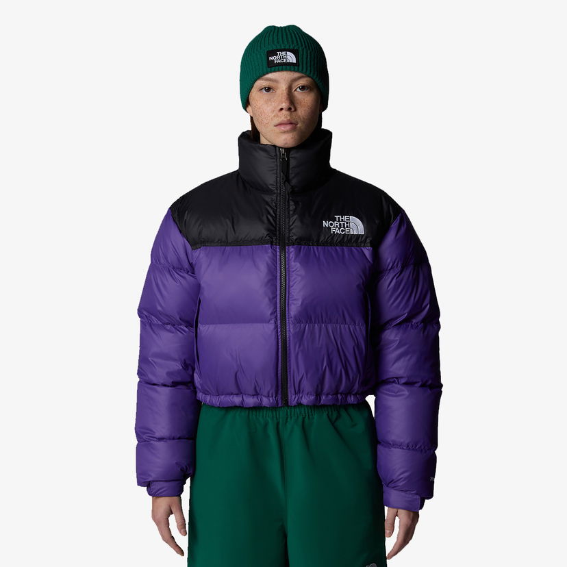 Пуховик The North Face W NUPTSE SHORT JACKET Фіолетовий | NF0A5GGES961