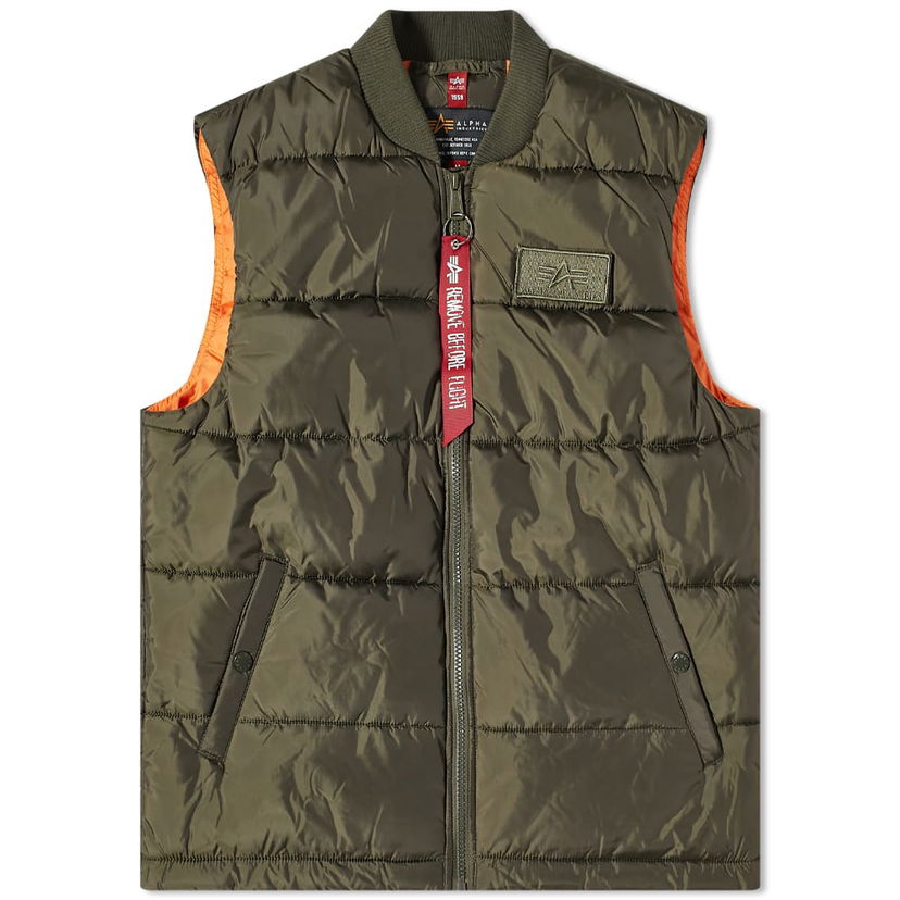 Жилет Alpha Industries Puffer Vest Зелений | 118109-142