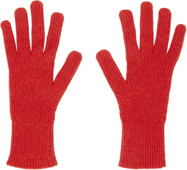 Рукавички Baserange Baserange Ribbed Knit Gloves Червоний | ACRG-RC-AU25, 1