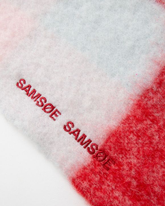Шарф Samsoe Samsoe Checkered Scarf with Fringed Ends Різнокольоровий | U23300003-CLR002334, 1