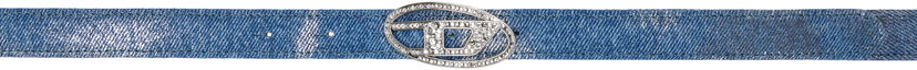 Ремені Diesel B-1dr Strass 20 Denim Belt чорний | X10129 P6256