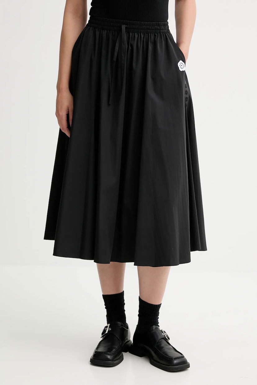 Спідниця KENZO Kenzo A-Line Midi Skirt чорний | FF62JU3169FI