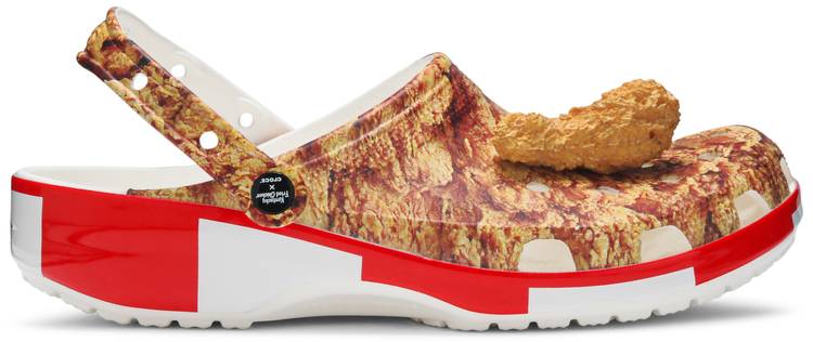 Кросівки та взуття Crocs KFC x Classic Clog "Fried Chicken Print" Різнокольоровий | 206675 90H, 1