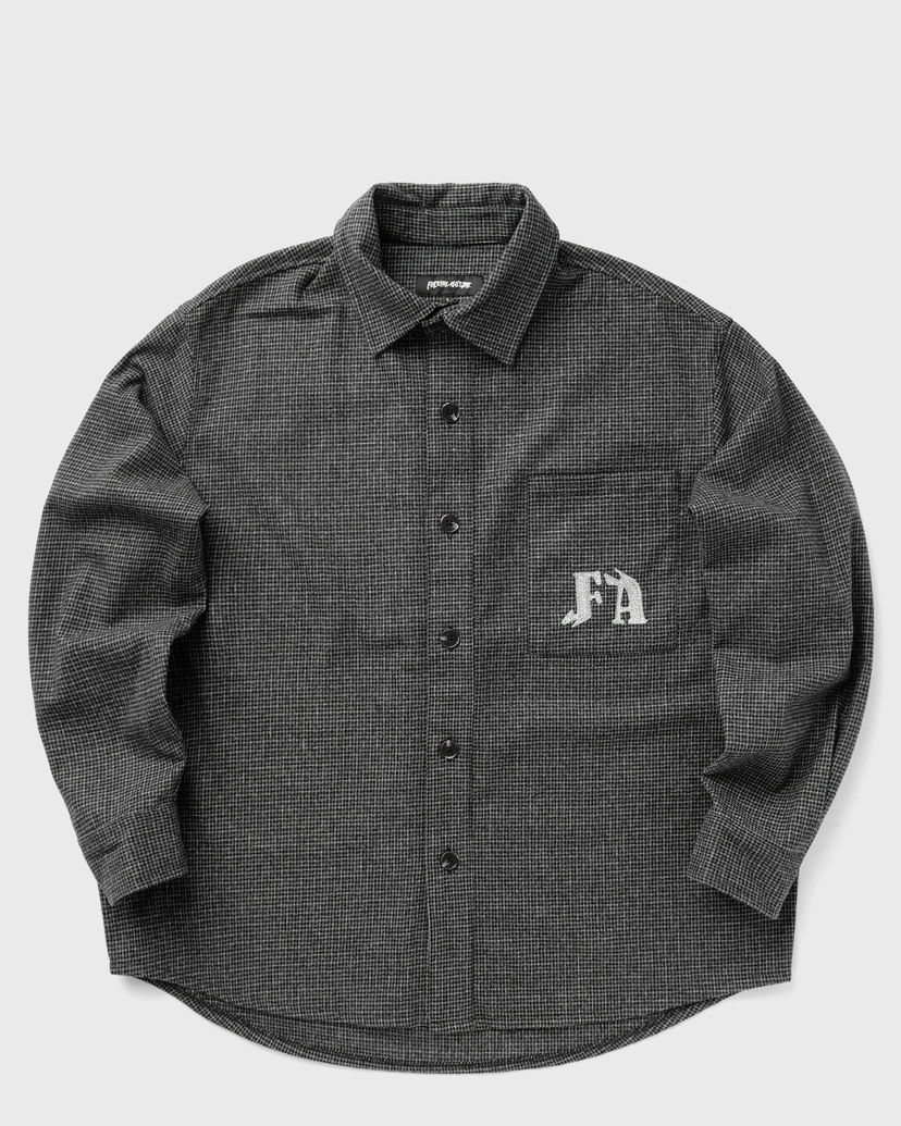 Сорочка Fucking Awesome Oversized Wool Flannel Shirt Сірий | PN20039-SHADOW-PLAID