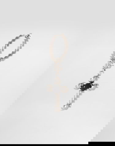 Сережки Dolce & Gabbana Dolce & Gabbana Single Earring with Cross Charm Металік | WER5M4W111187655, 3
