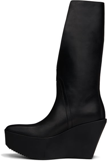 Одяг Rick Owens Rick Owens Hollywood Sliver Platform Winged Kowboys Tall Boots чорний | RP01E7833 LOO, 2