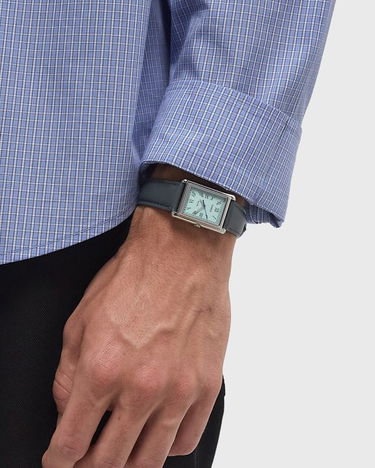 Годинник CASIO TIMELESS COLLECTION Rectangular Roman Numerals Analog Watch with Leather Strap Сірий | LTP-B165L-2BVEF, 2